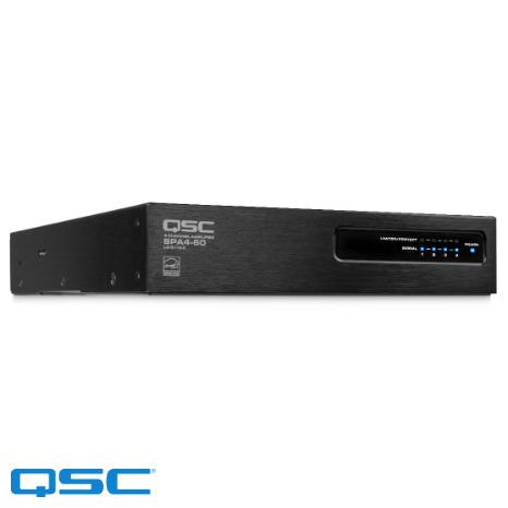 [QSC-SPA4-60] 4 x 60W Class-D Audio Amplifier with 70/100V direct drive mode