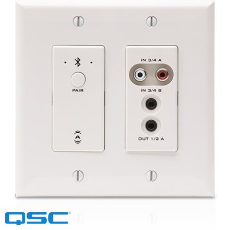 [QSC-unD6IO-BT] Attero Tech Dante/AES67 audio interface with Bluetooth, PoE, Q-SYS support
