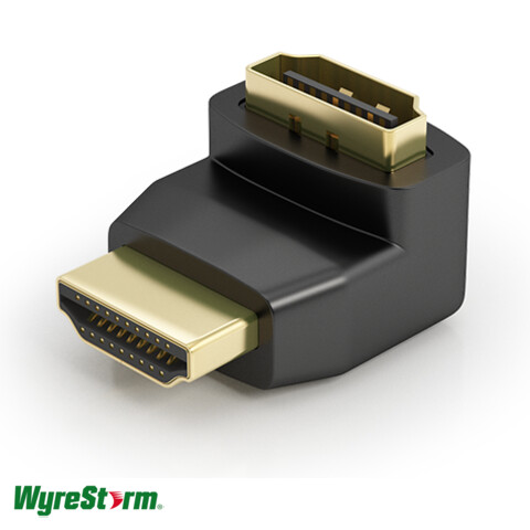 [WYR-EXP-HDMI-RTA] 18Gbps right angle HDMI adapter