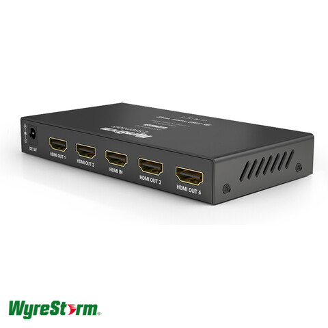 [WYR-EXP-SP-0104-H2] 4K60 1:4 Scaling HDMI Splitter