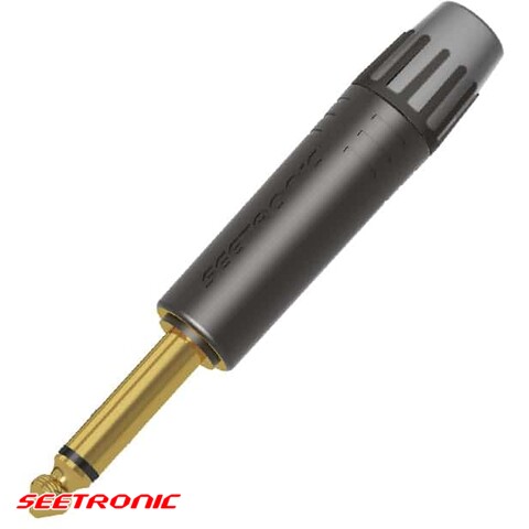 [SEE-MP2X-BG] Jack 6,35mm TS unbalanced connector