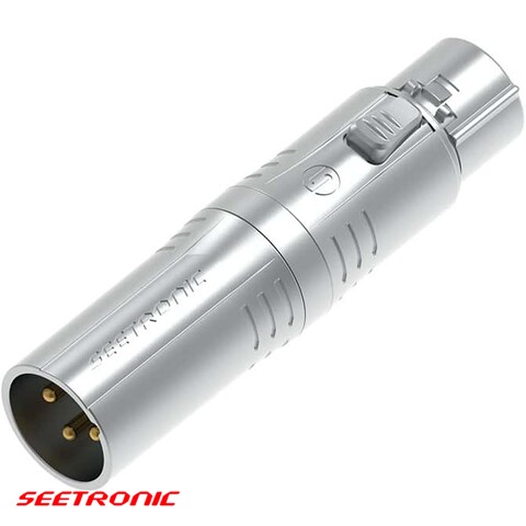 [SEE-MA3M5F] XLR 5p female to 3p male adapter