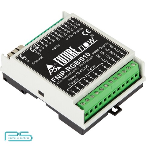 [P5-FNIP-RGB/010] FNIP 4 Channel Low Voltage RGB(W) Dimmer and 0-10V Outputs