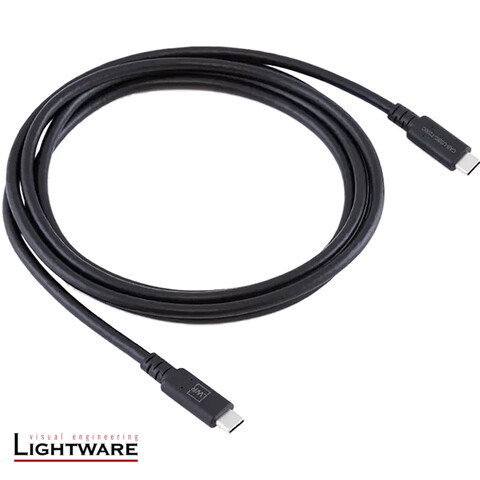 [LIG-13740034] CAB-USBC-T300C - 3m Full-Featured USB-C cable for USB3.2 Gen 2x2, 4K60 Video and 100W/5A Charging, Microcoax technology