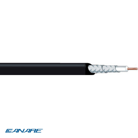 [CAE-L-3.3CUHWS BLK] 75 ohm Mobile Coax - 12G-SDI, flexible and low loss structure, black, pr.m.