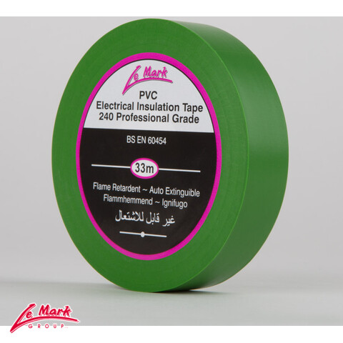 PVC Electrical Insulation Tape, 19mm breidd, 33m rúlla, ýmsir litir