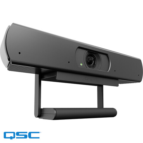 [QSC-NC-90-G2-BK] Q-SYS ePTZ Network Camera, 90° HFOV, 20MP image sensor, active speaker detection